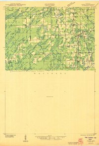OGEMA, WI HISTORICAL MAP GEOPDF 15X15 GR