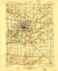 COLUMBIA, MO HISTORICAL MAP GEOPDF 7.5X7