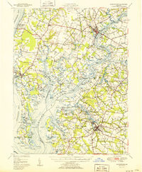 CHESTERTOWN, MD HISTORICAL MAP GEOPDF 15