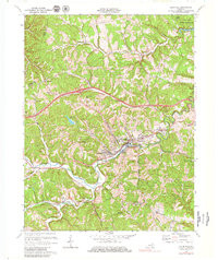 OLIVE HILL, KY HISTORICAL MAP GEOPDF 7.5