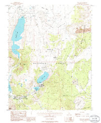 JUNE LAKE, CA HISTORICAL MAP GEOPDF 7.5X