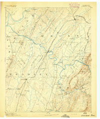 CLEVELAND, TN HISTORICAL MAP GEOPDF 30X3