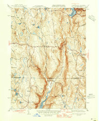 WEST GRANVILLE, MA-CT HISTORICAL MAP GEO
