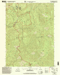 JIM JAM RIDGE, CA HISTORICAL MAP GEOPDF