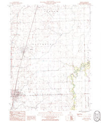 GILMAN, IL HISTORICAL MAP GEOPDF 7.5X7.5