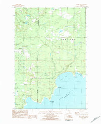 HIRAM POINT, MI HISTORICAL MAP GEOPDF 7.