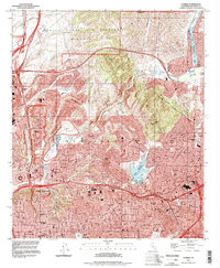 LA MESA, CA HISTORICAL MAP GEOPDF 7.5X7.