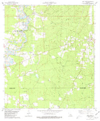 PINE GROVE, LA HISTORICAL MAP GEOPDF 7.5