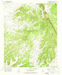 BURNED TIMBER CANYON, NM HISTORICAL MAP
