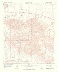 CHUCKWALLA MOUNTAINS, CA HISTORICAL MAP