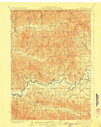 NORTH BEND, WI HISTORICAL MAP GEOPDF 15X