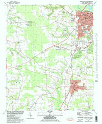 GREENVILLE SW, NC HISTORICAL MAP GEOPDF