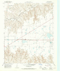 HOOVER, TX HISTORICAL MAP GEOPDF 7.5X7.5