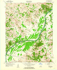 DELAWARE, KY HISTORICAL MAP GEOPDF 7.5X7