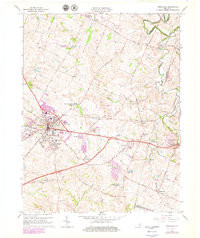 VERSAILLES, KY HISTORICAL MAP GEOPDF 7.5