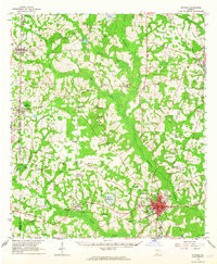 QUITMAN, GA HISTORICAL MAP GEOPDF 15X15