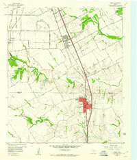 FERRIS, TX HISTORICAL MAP GEOPDF 7.5X7.5