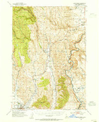 MANN CREEK, ID HISTORICAL MAP GEOPDF 15X