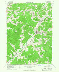 BOLIVAR, NY-PA HISTORICAL MAP GEOPDF 7.5