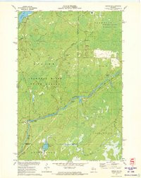 KENNAN NW, WI HISTORICAL MAP GEOPDF 7.5X