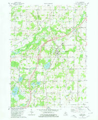 OLIVET, MI HISTORICAL MAP GEOPDF 7.5X7.5
