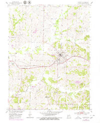 HUNTSVILLE, MO HISTORICAL MAP GEOPDF 7.5