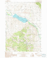MACKAY RESERVOIR, ID HISTORICAL MAP GEOP