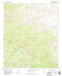 MOUNT BIGELOW, AZ HISTORICAL MAP GEOPDF