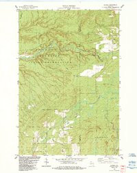 GURNEY, WI HISTORICAL MAP GEOPDF 7.5X7.5