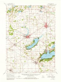 DELAVAN, WI HISTORICAL MAP GEOPDF 15X15