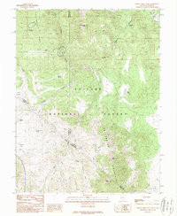 DESERT CREEK PEAK, NV-CA HISTORICAL MAP