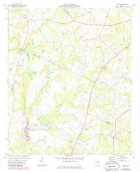 LOVETT, GA HISTORICAL MAP GEOPDF 7.5X7.5