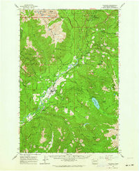 PACKWOOD, WA HISTORICAL MAP GEOPDF 15X15