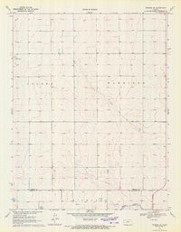 TRIBUNE SE, KS HISTORICAL MAP GEOPDF 7.5