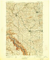 PULLNAM, WA-ID HISTORICAL MAP GEOPDF 30X