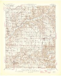OZARK, MO HISTORICAL MAP GEOPDF 15X15 GR