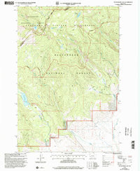 MUSSIGBROD LAKE, MT HISTORICAL MAP GEOPD