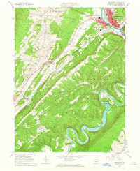 HUNTINGDON, PA HISTORICAL MAP GEOPDF 7.5