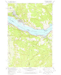 WHITE SALMON, WA-OR HISTORICAL MAP GEOPD
