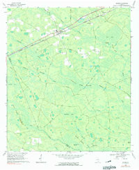 MANOR, GA HISTORICAL MAP GEOPDF 7.5X7.5