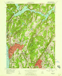 OSSINING, NY HISTORICAL MAP GEOPDF 7.5X7