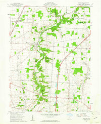 KILBOURNE, OH HISTORICAL MAP GEOPDF 7.5X