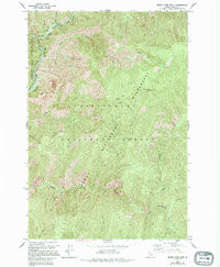 BURNT STRIP MOUNTAIN, ID HISTORICAL MAP