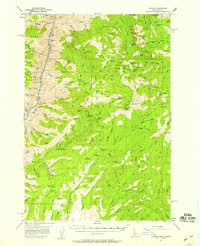 CUPRUM, ID-OR HISTORICAL MAP GEOPDF 15X1
