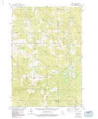 SPIRIT, WI HISTORICAL MAP GEOPDF 7.5X7.5