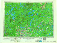 MILLINOCKET, ME HISTORICAL MAP GEOPDF 1X