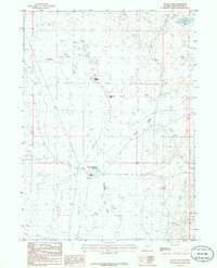 BOARS TUSK, WY HISTORICAL MAP GEOPDF 7.5