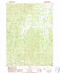 WILLIAMS, OR HISTORICAL MAP GEOPDF 7.5X7