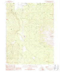 BURNEY MOUNTAIN WEST, CA HISTORICAL MAP