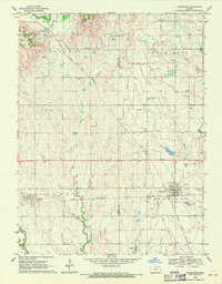 COURTLAND, KS HISTORICAL MAP GEOPDF 7.5X
